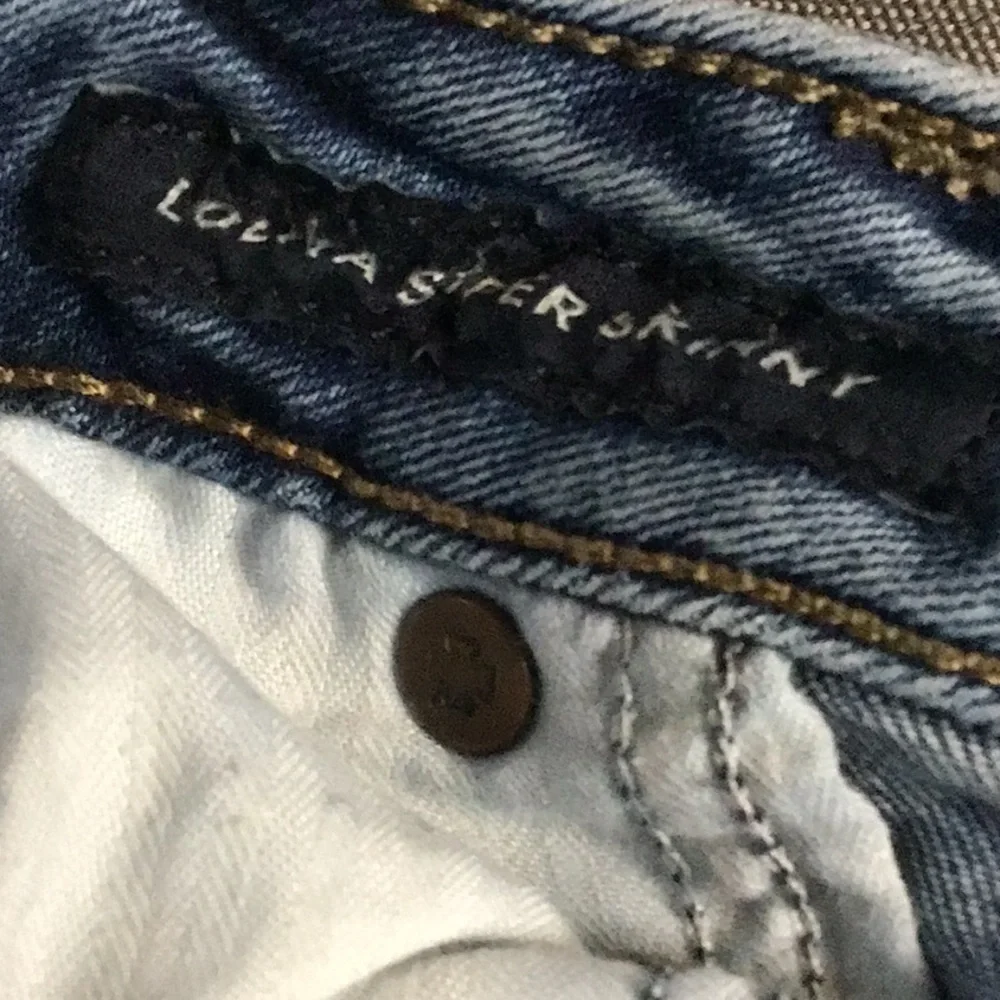 Lolita Super Skinny w/25" Inseam🍀Low Rise Lucky Brand Denim Jeans sac906 - Picture 4 of 8